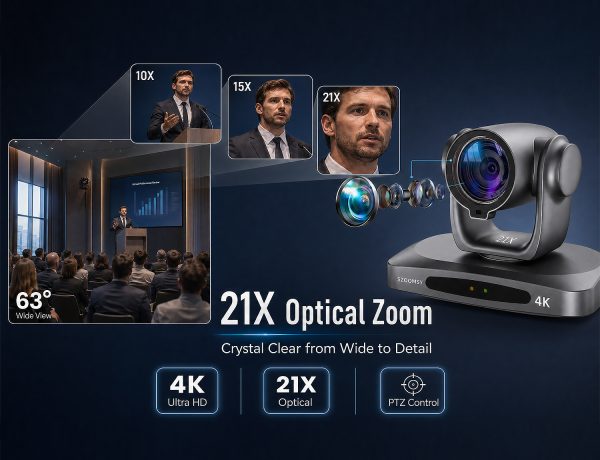 AI auto tracking PTZ camera