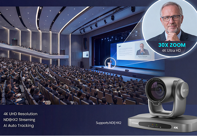 30x Zoom 4K PTZ Conference Camera