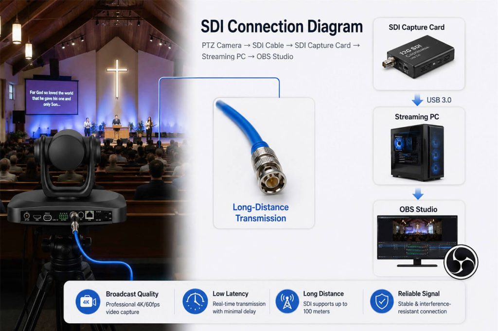 4K PTZ Camera12G-SDI