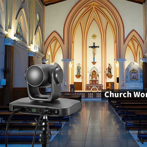 4K PTZ cameras for church services
