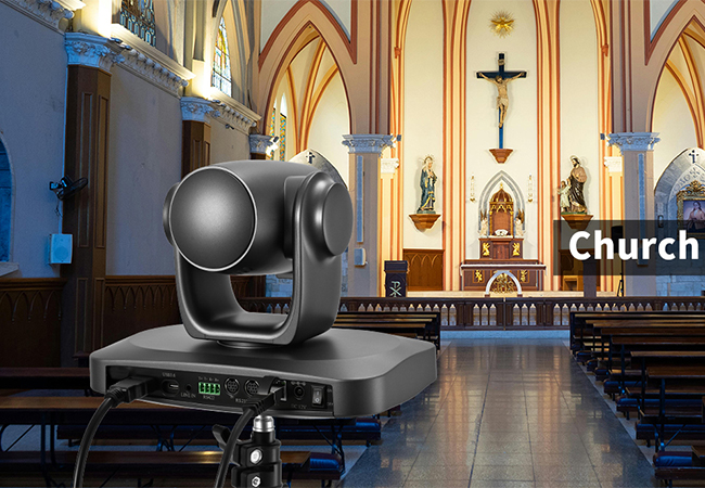 PTZ Cameras for Church Services