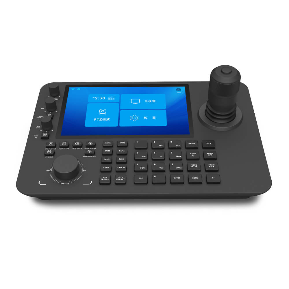 Multi camera PTZ controller with video preview